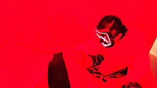 Busty and big-assed stepdaughter fucks her perverted stepfather on HALLOWEEN