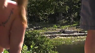 Cumming together at the lake