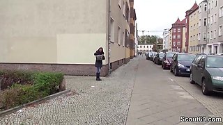 German Scout - 18Yo Coed Seduce to Screw on Berlin Street