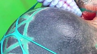 Illuz Has a Huge Strapon to Use on Anuskatzz