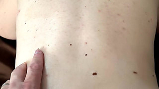 Freckled Ginger Redhead Closeup and POV Sucking Fucking And Cum On Tits