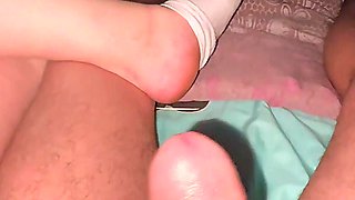 Real Amateur Night Handjob Dream Feet Close up