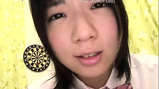 Japanese teen uses toys to pleasure pussy