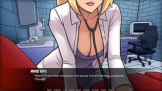 Thicc mature milf with big boobs and light hair ready for a lesson