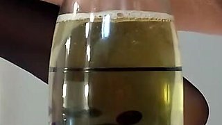 I Pee Into a Bottle Through a Funnel