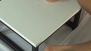 Beautiful Soft Hanging Tits Riding a Dildo