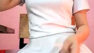 Amateur Asian Webcam Strip Masturbation