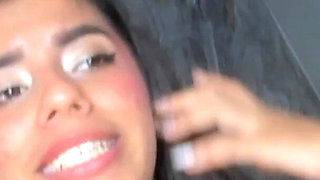 Intense Lesbian Masturbation: Vibrator on Swollen Pussy