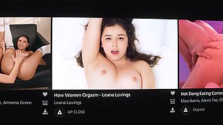 Girlsway - secretary Octavia Red’s lustful stare kindles Kenna James’s Sneaky Sex before interview