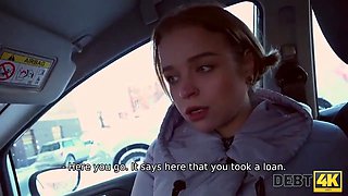 Debt4k. teen stunner wants to go shopping but first ever she sucks rod
