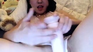 Amateur Asian Webcam Strip Masturbation