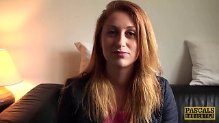 Raunchy subslut Princess Paris gobbles jizz after cruel plow