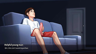 new step mom and step son  make amazing seen in summertime saga part 6