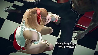 Sucking in Mouth 👄 Hot Sex Anime Girl Big Cock