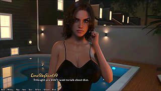 Dinner with Isabella in the animated world of LoveSkySan69