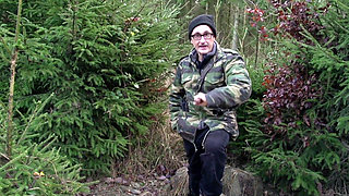 Big boobs MILF gets smashed outdoor