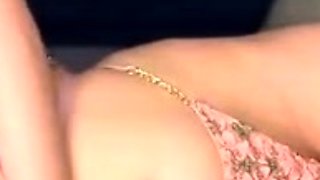 Big boob brunette masturbates on webcam