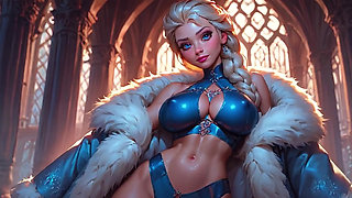 Elsa Frozen Sexy Body Dancing Free AI Cartoon