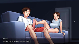 anon and dabby make hit seen in summertime saga part 1