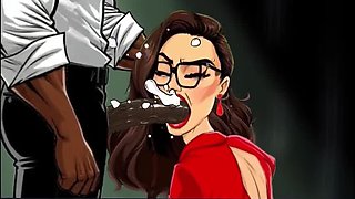 Hot American MILF Cartoon Compilation - Depraved Animated Hentai Sex at Work