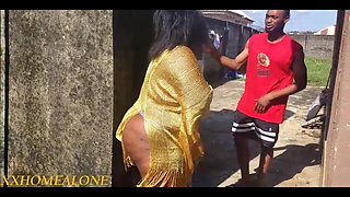 Big Fat Ass Versus Big Fat Cock. Neighbors Battle Part 1