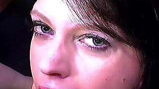 Katy Craves to Swallow Massive Cocks in Wild Gangbang