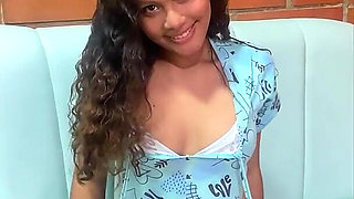 Petite Girl Fucks a Black Cock and Gets Covered in Cum