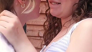 Lesbian Kissing & Jeans Wetting W Rosa & Carrie