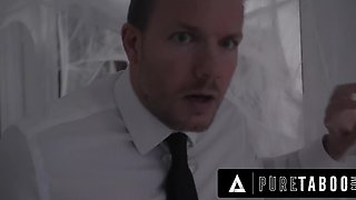 Black nymphomaniac mutant with big tits and booty fucks with her husband and a stranger