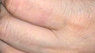 Friend's step mom sneaks at night into step son room and handjob his dick