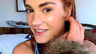 Sexy hottie Anetta Keys enjoys a solo toy masturbation