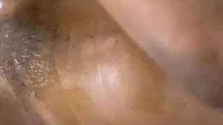 Slim Black Teen Strip Tease and Finger Fuck Herself