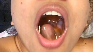 Drinking Piss Directly Into the Throat