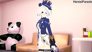 Hentai Furina Hydro Archon Genshin Impact Uncensored