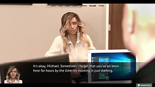 The Office Wife - Playthrough 1 Stacy starting her job - JSdeacon