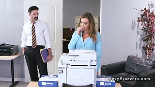 Big cock boss bangs busty co worker