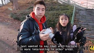 Sakura Soh betrays her boyfriend for money she needs to travel