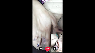 Fisrt Time instagram video sex call pe chut ka sara pani nikal diya