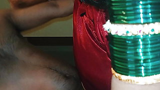 Desi StepMom Enjoying Hard sex. Indian married with green bangles