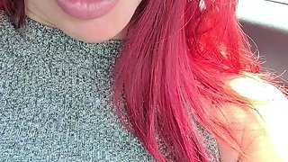 Busty Czech amateur fucks outdoor in public