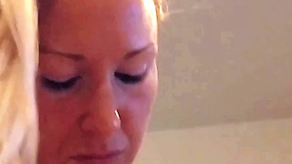Amazing Amateur American Wife Janelle Rides Neighbors Cock