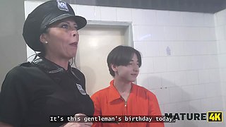 Mature4k. czech crazy gang jail porn: mature redhead whore laura crimson gone wild