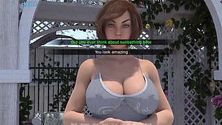 Gamer milf Loveskysan69 gets eager with her big-boobed anime style in this toon story