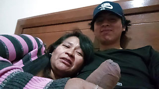 My mother-in-law wants her milk fix, she got addicted to me, now she wants sex every day, her husband is working