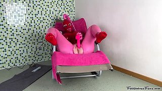 Latex MILF Miss Fetilicious Solo Orgasm in Wellness