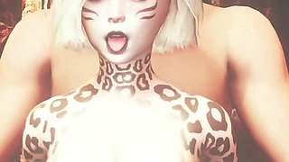 Cat Girl Recharges Magic by Rubbing Her Tits All Over You (furrhouse Ch16p5)