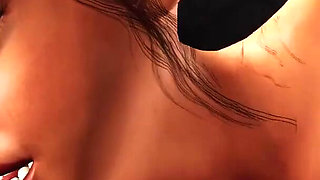 BDSM experience. A sexy brunette likes it rough