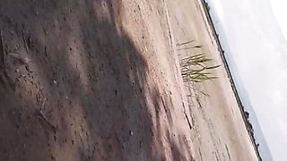 Tssweetheart tease beach feet, nailtoe and smoke fetich outdoor public