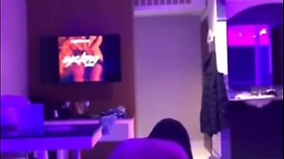 Hot slender latina stepsister gives her bro a nice blowjob and invites him to pound her tight pussy