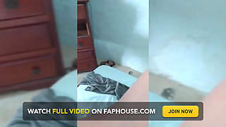 18 year old brunette big saggy tits from New York United States fucking her stepbrother's big dick really ass